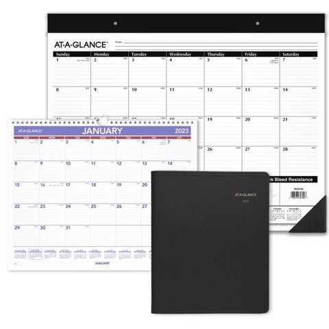 AT-A-GLANCE 2023 RY Compact Desk Pad, Small, 17 3/4" x 11"