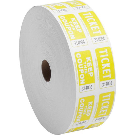 Sparco Roll Tickets 2000Roll/ - Yellow