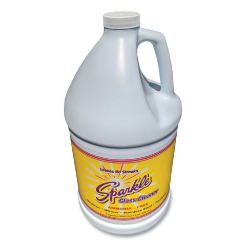 Sparkle Glass Cleaner, 1gal Bottle Refill, 4/Carton