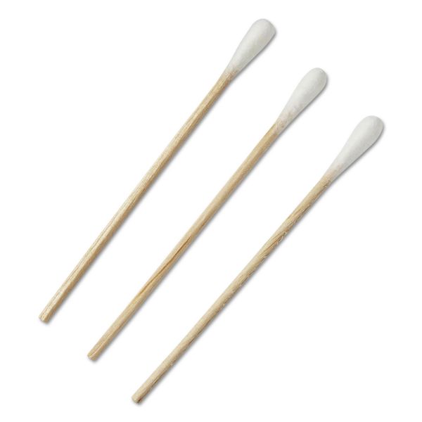 Medline Non-Sterile Cotton Tip Swabs 3" Length - 1,000/ Box - Latex-Free