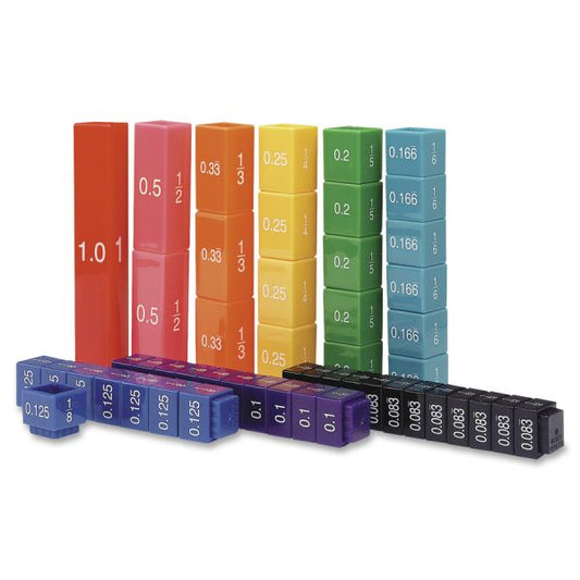 Learning Resources Fraction Tower Cubes Set Theme/Subject: Learning - Skill Learning: Decimal, Fraction, Color, Mathematics - 51 Pieces - 6+ - 51 / Set