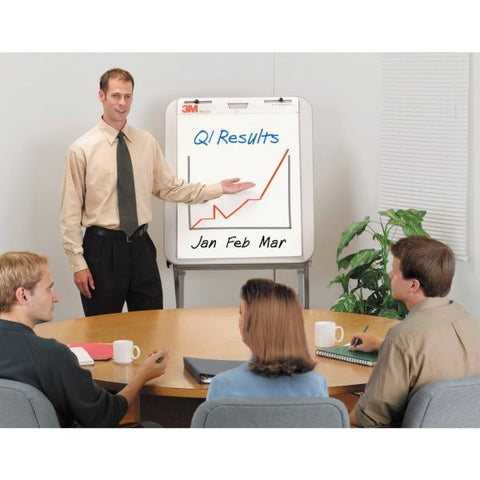 3M Professional Flip Chart, Unruled, 25 x 30, White, 40 Sheets, 2/Carton