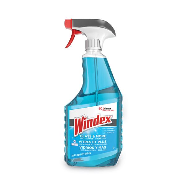 Windex Ammonia-D Glass Cleaner, Fresh, 32 oz Spray Bottle