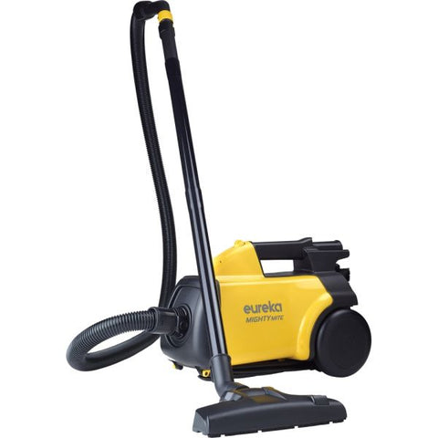 Eureka Mighty Mite Canister Vacuum, Black/Yellow