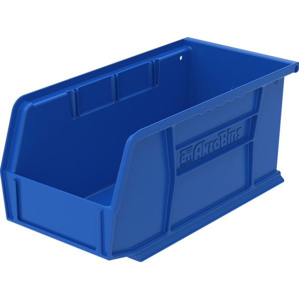 Akro-Mils Akrobin 5", 4.75" x 5.50", 4.37" x 10.87", 10.25" - Polypropylene - Blue