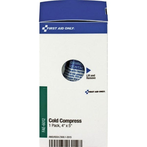 First Aid Only SmartCompliance Instant Cold Compress, 5 x 4