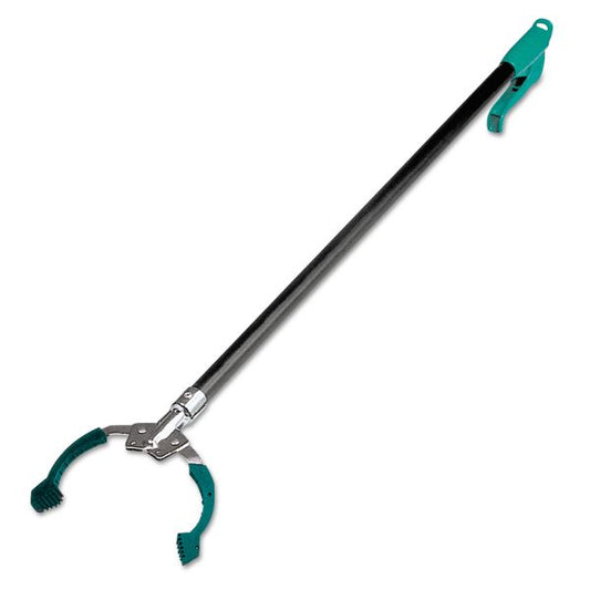 Unger Nifty Nabber Extension Arm with Claw, 18", Black/Green