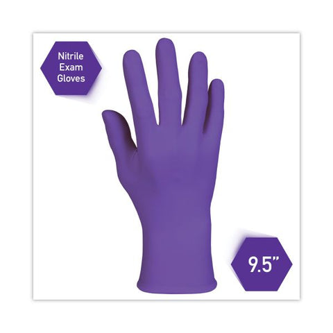 Kimtech PURPLE NITRILE Exam Gloves, 242 mm Length, X-Large, Purple, 90/Box