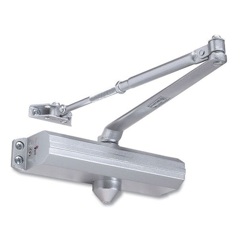 Tell 600 Series Door Closer, Adjustable 1-4 Spring Size, Aluminum