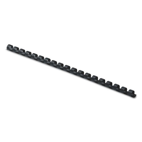 Fellowes Plastic Comb Bindings, 5/16" Diameter, 40 Sheet Capacity, Black, 100/Pack