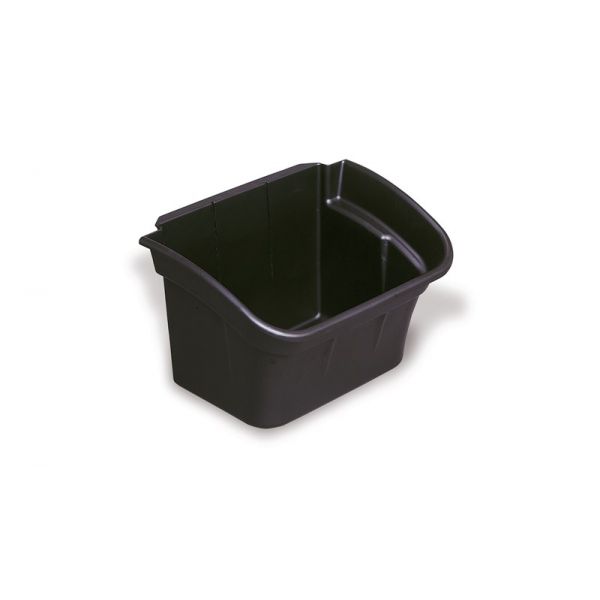 Rubbermaid Commercial Utility Bin, 4 gal, 17" x 12.13" x 10.5", Black, 2/Carton