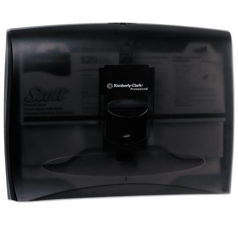 Kimberly-Clark Professional* Personal Seats Toilet Seat Cover Dispenser, 17 2/5 x 3 1/3 x 13, Black