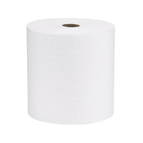 Scott Hard Roll Paper Towels, 8 x 800 ft, 1-Ply, White, 12 Rolls/Carton