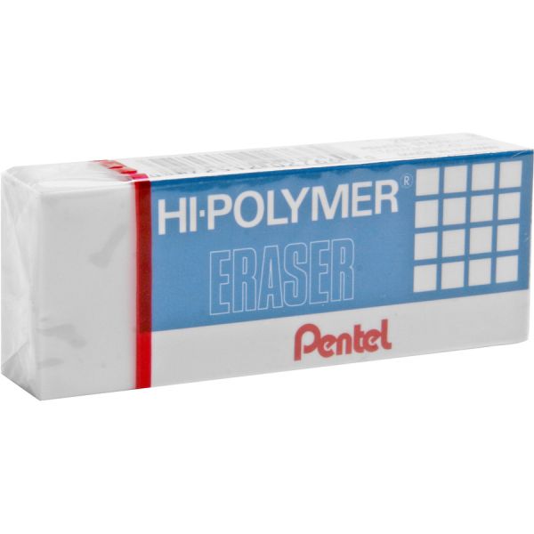 Pentel Hi-Polymer Non-Abrasive Latex-Free Eraser