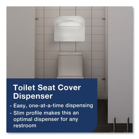 Tork Toilet Seat Cover, Half-Fold, 14.5 x 17, White, 250/Pack, 20 Packs/Carton