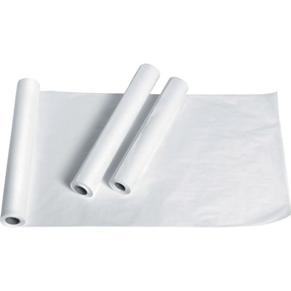 Medline Exam Table Crepe Paper 21" x 125 ft - Poly - 12/ Box - White