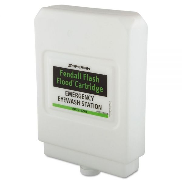 Honeywell Fendall Flash Flood Eyewash Station Refill Cartridge, 12 x 10 x 13, 1 gal, 4/Carton