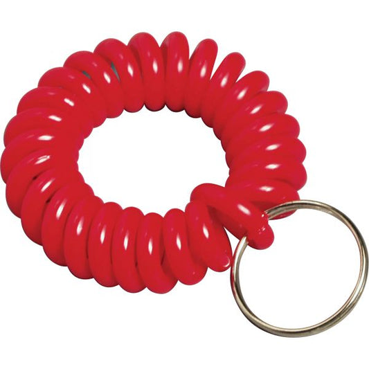 Baumgartens Wrist Coil Key Chain, Assorted Colors 1 Each - Assorted Colors