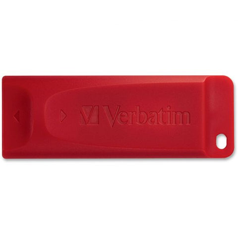 Verbatim Store 'n' Go USB Flash Drive, 64 GB, Red