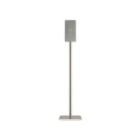 HON Hand Sanitizer Station Stand, 12 x 16 x 54, Silver