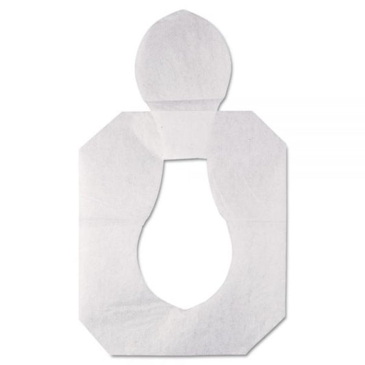 HOSPECO Health Gards Toilet Seat Covers, Half-Fold, 14.25 x 16.5, White, 250/Pack, 4 Packs/Carton