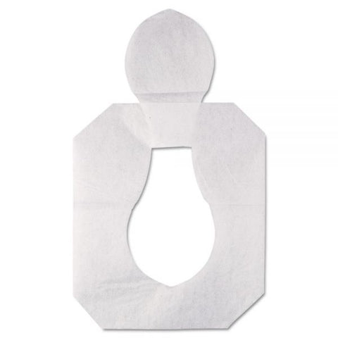 HOSPECO Health Gards Toilet Seat Covers, Half-Fold, 14.25 x 16.5, White, 250/Pack, 4 Packs/Carton