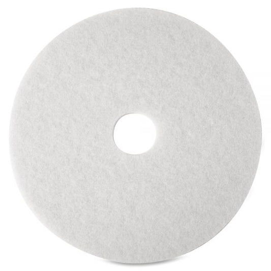 Niagara 4100N Polishing Pads, 20", White, Case Of 5