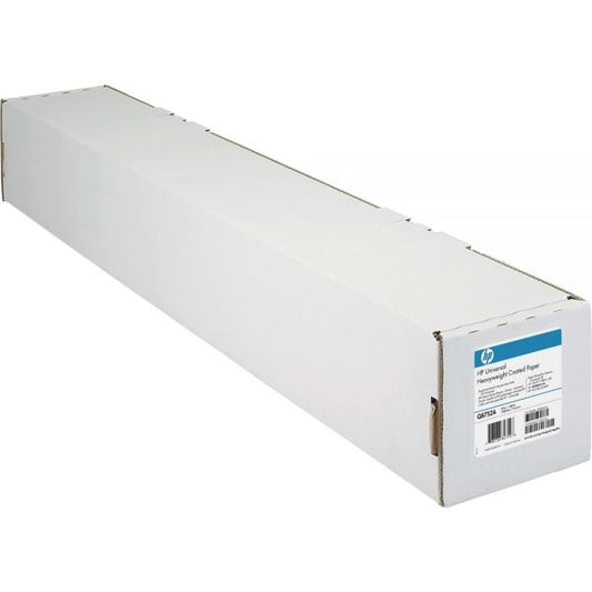 HP DesignJet Inkjet Large Format Paper, 4.5 mil, 24" x 150 ft, Coated White