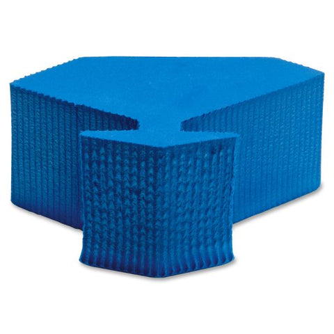 Lorell Door Wedge Foam - Blue - 1 Each