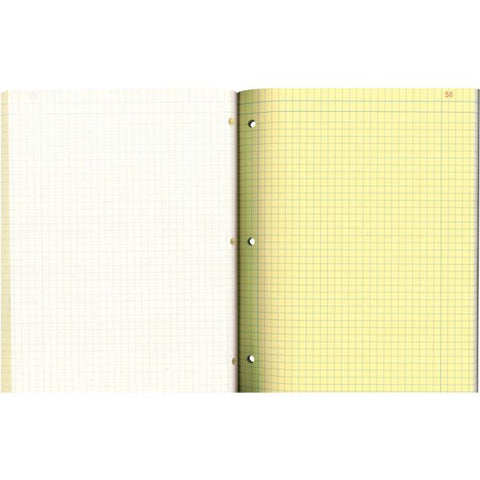 National Duplicate Laboratory Notebooks, Quadrille Rule Sets, Brown Cover, 11 x 9.25, 100 Two-Sheet Sets