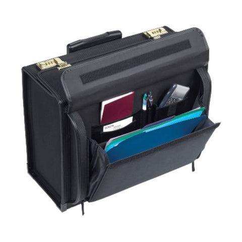 Solo Classic Rolling Catalog Case, Fits Devices Up to 16", Polyester, 18 x 8 x 14, Black