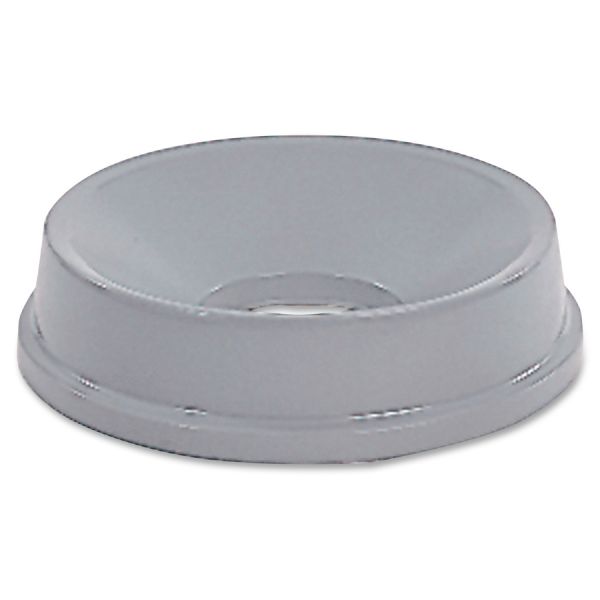 Rubbermaid Commercial Untouchable Round Funnel Top 16.2" Diameter - High-density Polyethylene - Gray