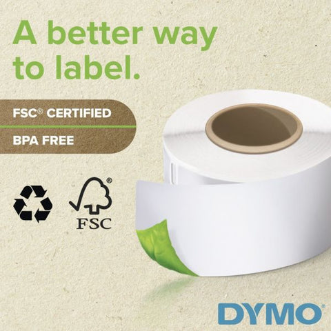 DYMO LabelWriter Business/Appointment Cards, 2" x 3.5", White, 300 Labels/Roll