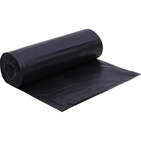 Genuine Joe Heavy Duty 60 Gallon Trash Bags 39" x 56" - 60 Gallon Capacity - Low-Density - 1.50 mil Thickness - Black Garbage Bag - 50/ Carton