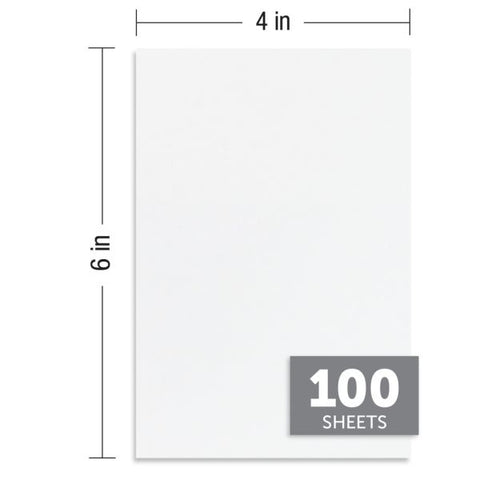 TOPS Memo Pads 100 Sheet(s) - 4" x 6" - 12 / Pack - White