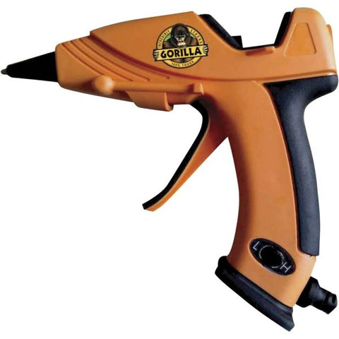 Gorilla Glue Dual Temp Mini Glue Gun Orange, Black