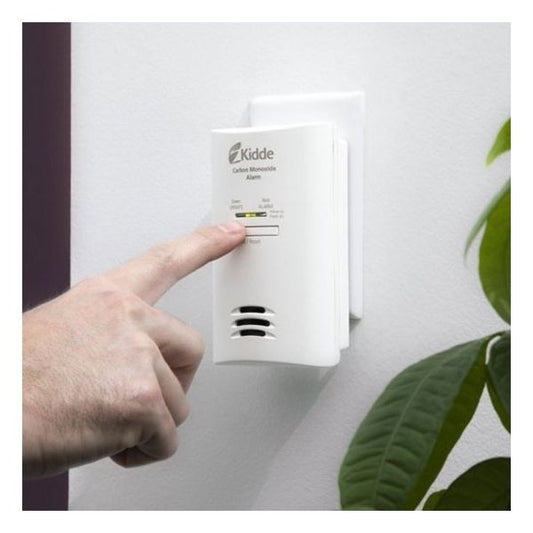 Kidde Carbon Monoxide Alarm 120 V AC - Audible - White