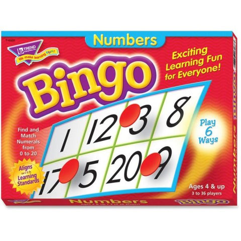 Numbers Bingo Game