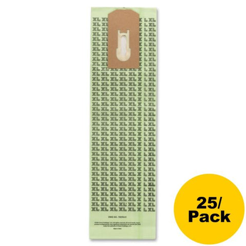 Oreck Commercial Upright Type CC Filtration Bags 25 / Pack - Type CC - Green