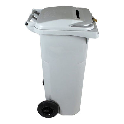 HSM 32 Gallon Shredder Bin Light Gray