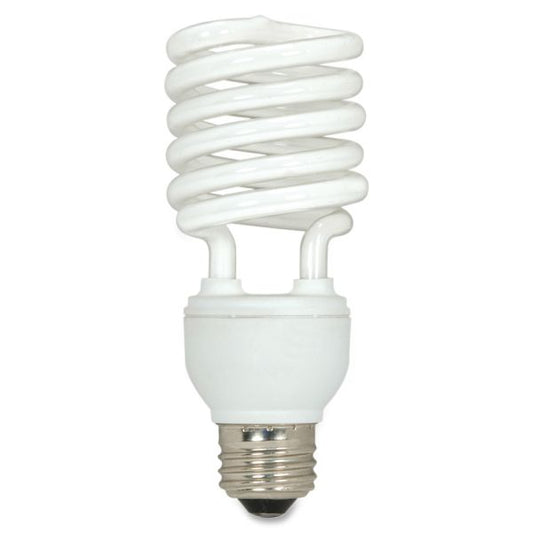 Satco CFL Spiral Bulb, 23 Watts, 3/Pack