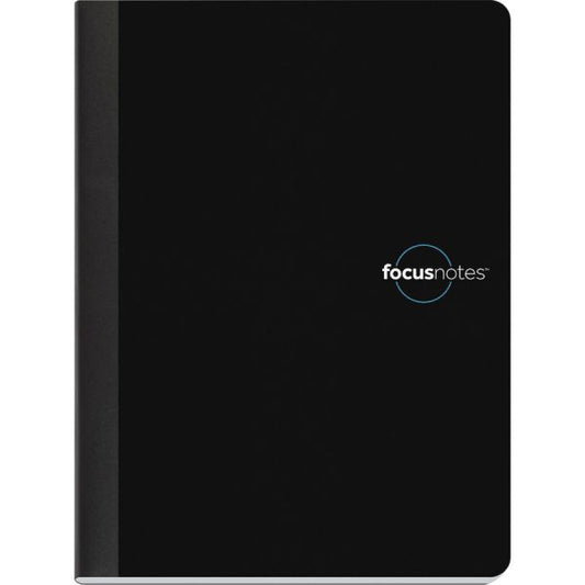 TOPS FocusNotes Composition Notebook 7 1/2" x 9 3/4" - Specialty Ruled - Sewn Binding - 80 Pages - Blue Cover - 1 Each