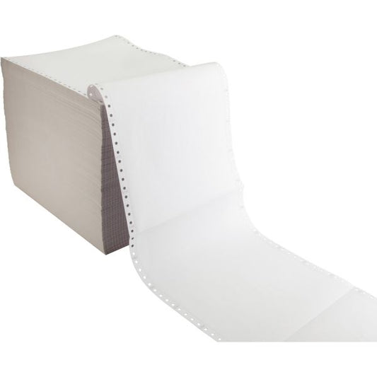 Sparco 2-Part Computer Paper 9 1/2" x 11" - 15 lb Paper Weight - White - 1,575/ Carton