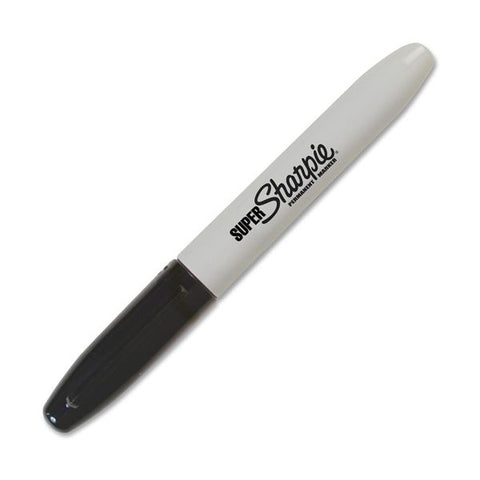 Sharpie Super Permanent Marker, Fine Bullet Tip, Black