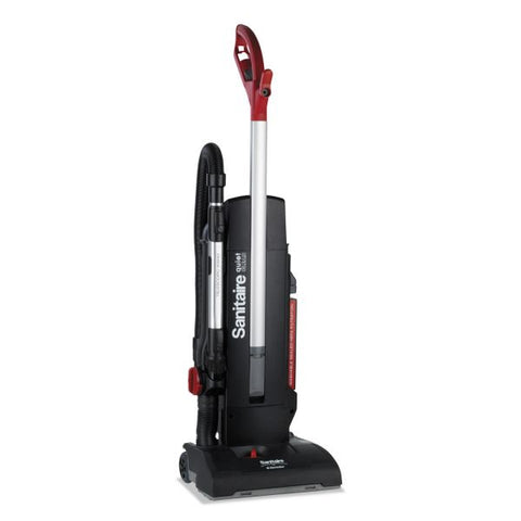 Sanitaire MULTI-SURFACE QuietClean Two-Motor Upright Vacuum, 13" Cleaning Path, Black