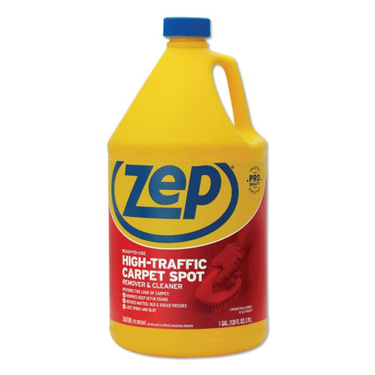 Zep Commercial High Traffic Carpet Cleaner, 128 oz Bottle