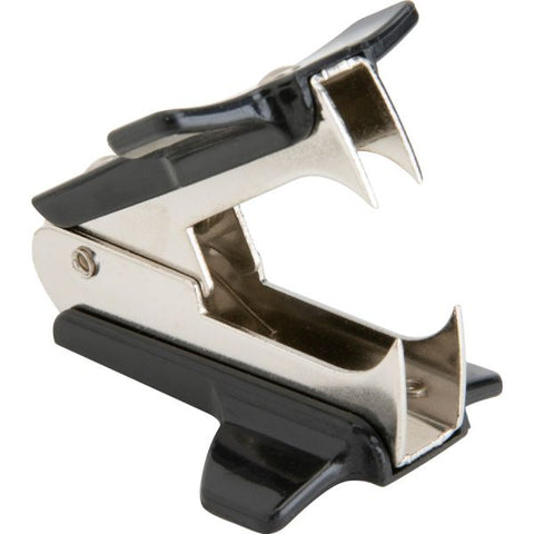 Business Source Nickel-plated Teeth Staple Remover Plastic - Black - 1 Each