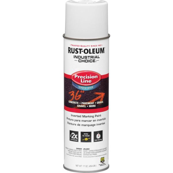 Rust-Oleum Industrial Choice Precision Line Marking Paint 17 fl oz - 1 Each - White