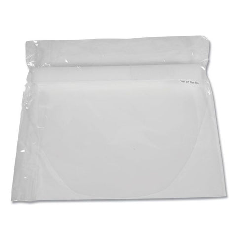 deflecto Disposable Face Shield, 13 x 10, Clear, 100/Carton