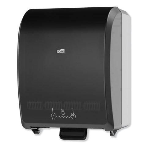 Tork Mechanical Hand Towel Roll Dispenser, H80 System, 12.32 x 9.32 x 15.95, Black